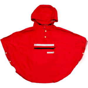 Peoples Poncho red kind M