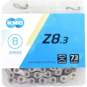 KMC ketting Z8 silver/grey 114s