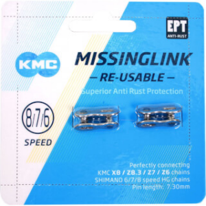 KMC missingLink 7/8R EPT silver 7,3mm krt (2)