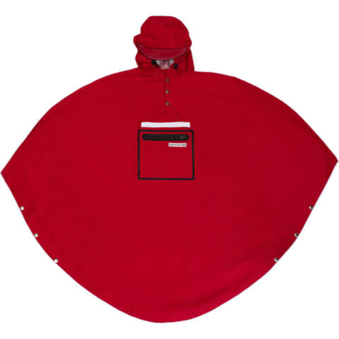 Peoples Poncho red volw