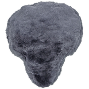 zadeldek lamsvacht uni antraciet
