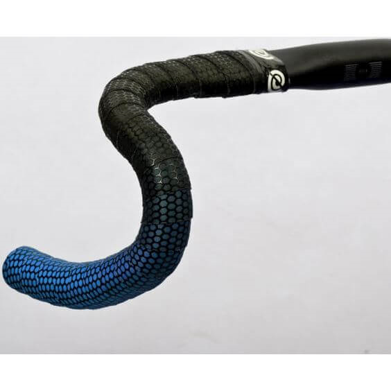 Bike Ribbon stuurlint Silicon Grade Plus Zwart – Blauw