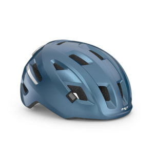 Met Helm E-Mob Blauw Large