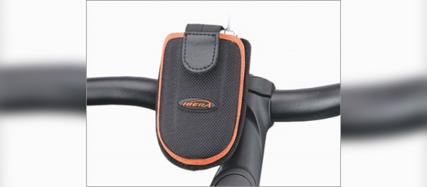 Ibera , GSM houder voor op stuur fiets , 7cm op 11cm , afneembaar