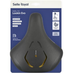 Selle Royal zadel Look In Evo Relaxed zwart