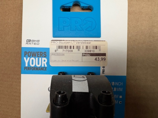 PRO Stuurpen LT Verstelbaar 110 mm 31.8 mm
