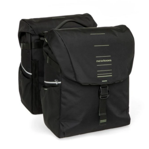 New Looxs fietstas dubbel Vigo black green MIK 40L